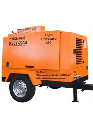 KAISHAN KSCY-220/8 Mesin Rig Pengeboran Kompresor Udara Diesel Portabel