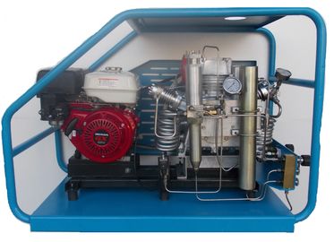 Silinder pengisian kompresor udara scuba reciprocating bertenaga gas di rumah atau di laboratorium