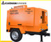 KSCY-220/8 220CFM 6m3 / Min 8bar Kompresor Udara Sekrup Diesel Portabel Yang Baik