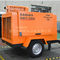 KSCY-220/8 220CFM 6m3 / Min 8bar Kompresor Udara Sekrup Diesel Portabel Yang Baik