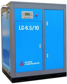 1MPa / 10 Bar Working Pressure Screw Stationary Air Compressor 6,5 m3 / mnt Kapasitas FDA
