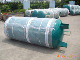 Penggantian tangki kompresor Udara Horisontal untuk penyimpanan dan distribusi klorin, propana
