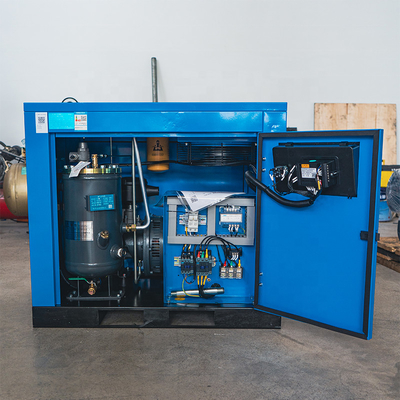11KW 8bar Kaishan BK11-8G Direct Driven Electric Stasioner Screw Kompresor gas udara